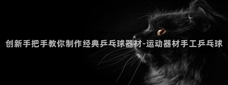 意昂体育5(KGAME)平台APP：创新手把手教你制作经典乒